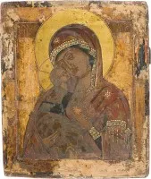 Icoon van de Moeder Gods van Vladimir (Vladimirskaja)