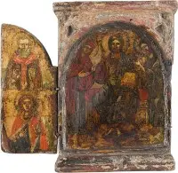 Triptych s Deesis a vybranými svatými