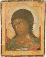 Jemná ikona archanděla Gabriela z deesis