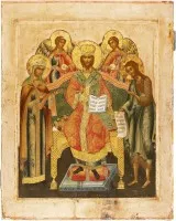 Monumentální ikona s rozšířenou Deesis