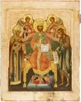 Monumentální ikona s rozšířenou Deesis