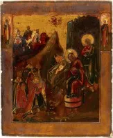 Large icon of the Nativity of Christ