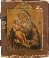 Icône de saint Siméon, le Porteur de Dieu