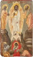 Icône de grand format avec la Transfiguration du Christ