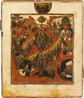 Icône de la Descente aux enfers et de la Résurrection du Christ