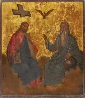 Icône de la Sainte Trinité du Nouveau Testament