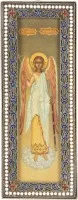Pendentif icône avec l'ange gardien, basma en émail cloisonné
