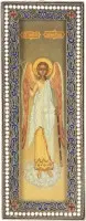 Pendentif icône avec l'ange gardien, basma en émail cloisonné