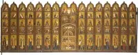 Fijne reis-iconostase (vouwbare iconostase)