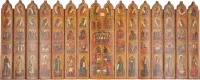 Grote reis-iconostase (vouwbare iconostase)