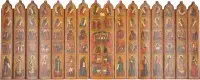Grote reis-iconostase (vouwbare iconostase)