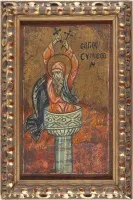 Velká ikona se svatým Simeonem Stylitou