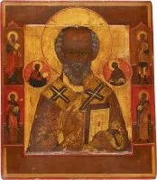 Icône avec saint Nicolas de Myre