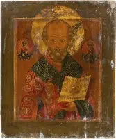 Grande icône avec saint Nicolas de Myre