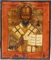 Groot icoon van Sint-Nicolaas van Myra
