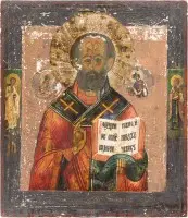 Icône avec saint Nicolas de Myre