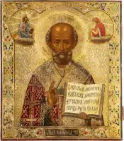 Grande icône avec saint Nicolas de Myre