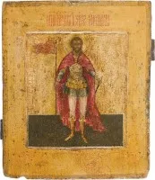 IKONE MIT DEM HEILIGEN JOHANNES DEM KRIEGER