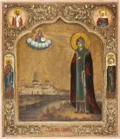 Grande icône avec sainte Anna de Kashin