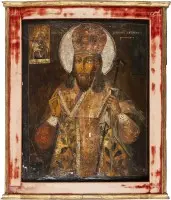 Icône grand format de saint Mitrophane de Voronej