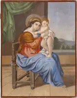 Icône avec la Mère de Dieu et l'Enfant Christ