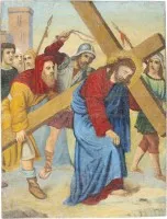 Icône du portement de croix de Jésus