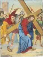 Icône du portement de croix de Jésus