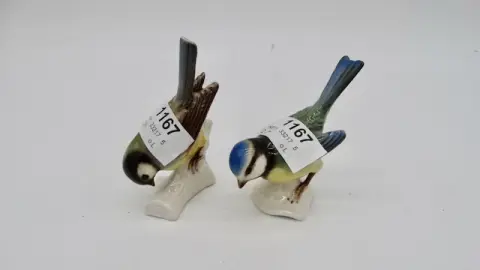 2 Goebel bird figurines