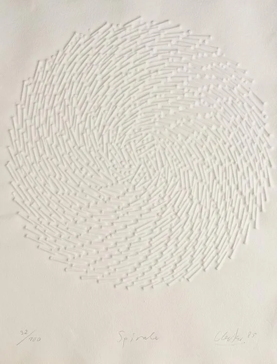 Günther Uecker, Spirale, 1985