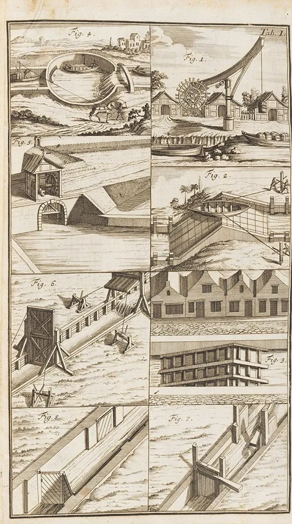 Leonhard Christoph Sturm，建筑与建造艺术合集。10部分合订1册