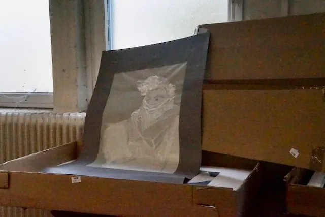 1 kavel aquarellen