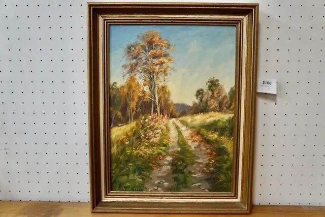 1 obraz olejny „Feldweg” sygn. Blum