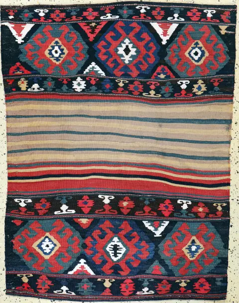 Shahsawan Mafraschteil, Perse, vers 1900, laine sur laine, env. 130 x 105 cm, EHZ: 2