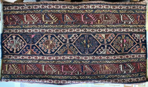 Shahsawan "Mafrasch", Persia, early 20th century, wool on wool, approx. 95 x 50 x 45 cm
