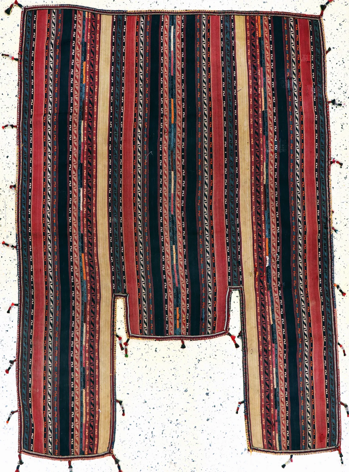 Couverture de cheval nomade, Perse, début 20e s., laine sur laine, env. 200 x 140 cm, EHZ :