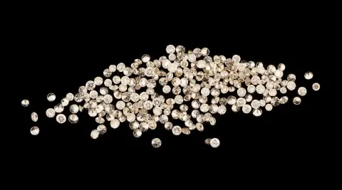 Lot losse briljanten totaal ca. 1,00 ct wit-licht wit/vs-si, diam. ca. 1,0 - 1,09 mm