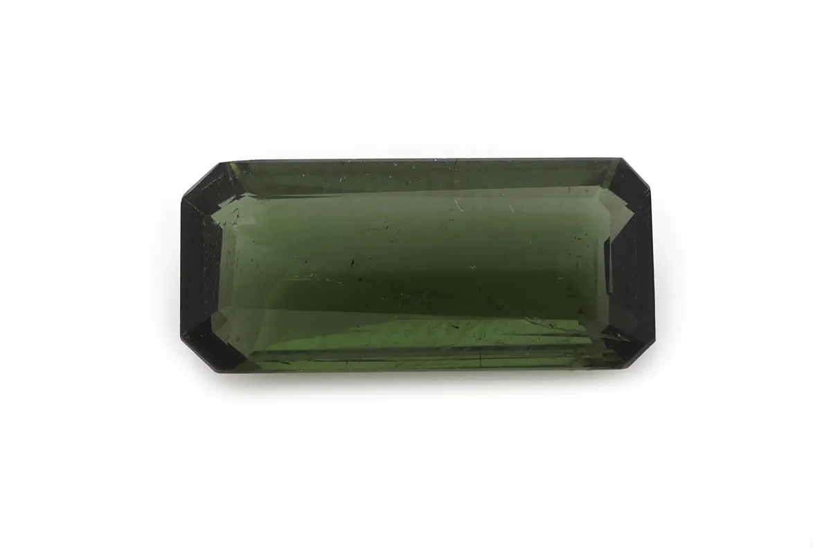 Tourmaline non sertie, env. 3,93 ct, taille échelon octogonale