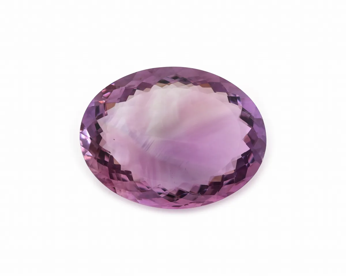 Améthyste brute, env. 61,43 ct, taille ovale