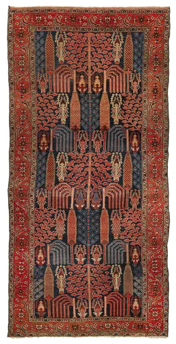 Bakhtiari avec rare motif d'arbre