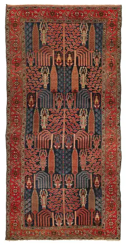 Bakhtiari avec rare motif d'arbre