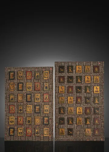 Collection de cartes à jouer qajares