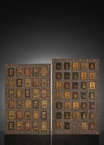Collection de cartes à jouer qajares