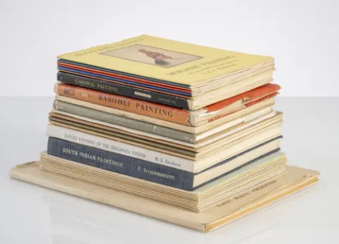 Groupe de 21 livres/catalogues sur la miniature indienne et la peinture