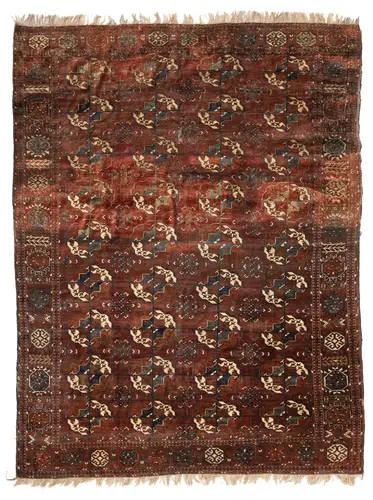Tapis principal Tekke antique