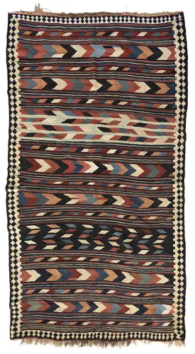 Flat-woven kilim