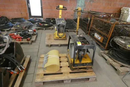 Wacker - Rüttelplatte mit Pflasterschutzmatte