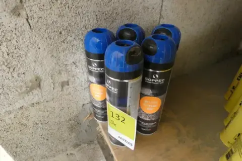 5x fluorescenční stavební značkovače Soppec