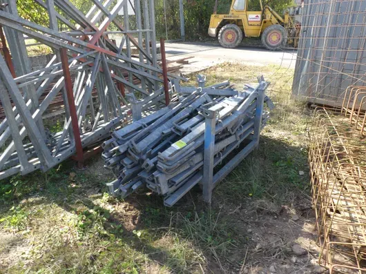 Lot of scaffolding brackets