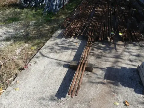Lot of reinforcing steel