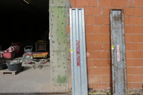 Side board rear wall, galvanised, Müller Mitteltal